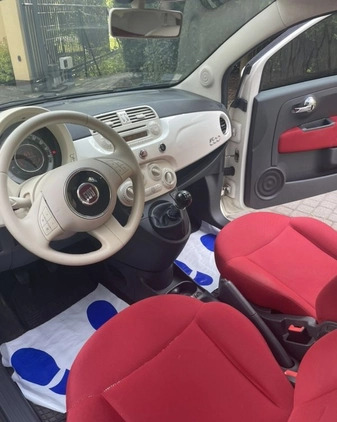 Fiat 500 cena 17800 przebieg: 159000, rok produkcji 2008 z Biała małe 301